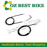 Throttle Cable & Clutch Cable For 2 stroke 49cc 60cc 66cc 80cc Motorized Push Bike Bicycle