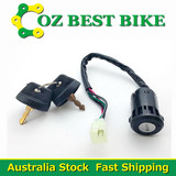 4 Wire Male Key Ignition Switch 50 70 110cc 125cc 150cc 250cc ATV Quad Pit Dirt Bike