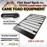 Flat Roof Rack Fits TOYOTA Land Cruiser 100 Aluminium Alloy Powder Coated Low Profile 4wd Luggage Carrier Trade