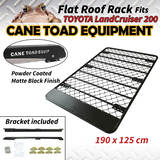 Flat Roof Rack Fits TOYOTA Land Cruiser 200 Aluminium Alloy Powder Coated Low Profile 4wd Luggage Carrier Trade