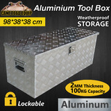  Aluminium Tool Box Tool Storage UTE Trailer w Lock Bar  Truck Heavy Duty Vehicle Commercial Utility
