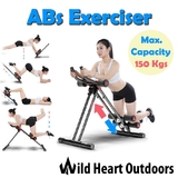 AB bike Training Cruncher Twister Abdominal Workout Exercise 6 Pack Core Gym Fitness