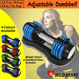 Adjustable Dumbbell Weight Set Rapid Home Gym Fitness Power Exercise Equipment