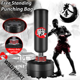 170cm Free Standing Punching Bag Boxing Gloves Home Gym MMA Target Dummy Kick