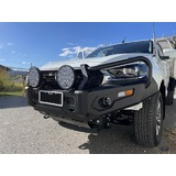 Overland Bullbar for Mazda BT50 2021+ Airbag Compatible ADR Matte Black Powder Coat Steel