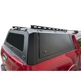 TRADECAP Aluminium Canopy for Toyota Hilux SR5 SR N80 2015 Onwards Dual Cab Ute Tub Light Weight Matte Black