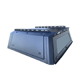 TRADECAP Steel Canopy for BYD Shark 6 2025 Onwards Dual Cab Ute Tub Heavy Duty Matte Black Powder Coated with front and rear window