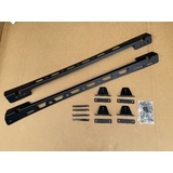 Roof Rack Backbone Mounting Rails kit For Toyota Hilux N80 2015-Current Dual Cab Steel Powder Coated Low Profile