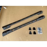 Roof Rack Backbone Mounting Rails kit For Mitsubishi Triton MQ/MR 2015-2024 Dual Cab Steel Powder Coated Low Profile