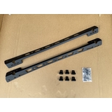 Roof Rack Backbone Mounting Rails kit For Mitsubishi Triton MV 2024-On Dual Cab Steel Powder Coated Low Profile