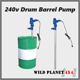 220V Drum Barrel Pump Fuel Transfer Diesel Automatic Oil Kerosene Water