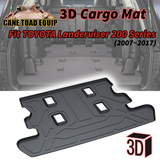 3D Cargo Mat Tray Liner Fits Toyota LandCruiser 200 2007-2017 Rear Trunk Cargo Mat GXL Altitude VX & Sahara