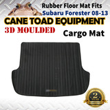 3D Rubber Cargo Trunk Mat Fits Subaru Forester 08-13 Floor Mat Heavy Duty All Weather