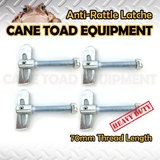 4*Anti-Rattle Latch Fastener Zinc Plated Drop Lock Trailer Tailgate