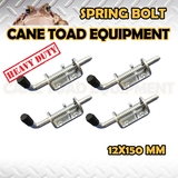 4*Spring Bolt Zinc Plated Latch Catch Truck Trailer UTE Float Railing Tail Gate