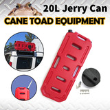 20L Jerry Can Fuel Container With Holder Heavy Duty Spare Container 