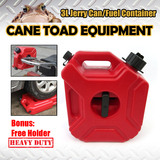 3L Jerry Can Spare Container With Free Holder Fuel Container Heavy Duty