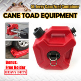 5L Jerry Can Spare Container With Free Holder Fuel Container Heavy Duty