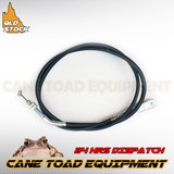 Go Kart Brake Safety Cable 145cm Long with Clevis For Solid Brake Rod Backup